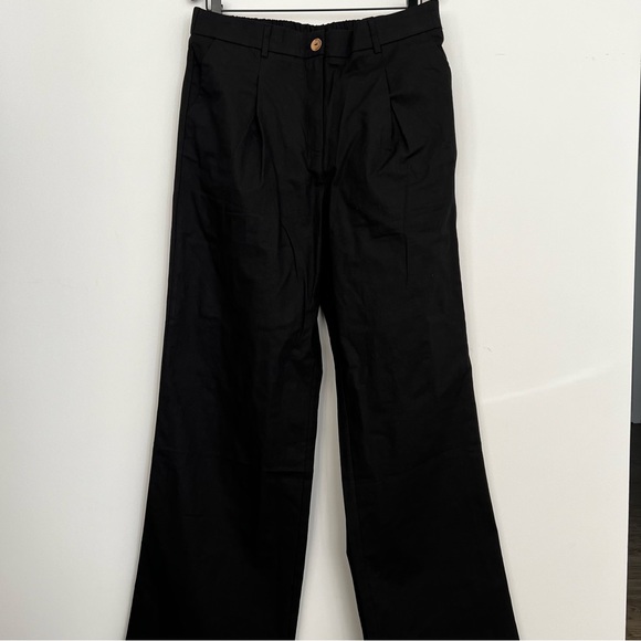 Linen Resort Tank Top Wide Leg Pant Set - Picture 10 of 13